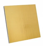 Dodatki do ciast w proszku - Podkład pod tort styrodur 30x30 cm kwadratowy złoty podkładka pod ciasto - miniaturka - grafika 1