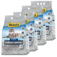 Żwirek dla kotów - MultiFit Carbon Comfort żwirek dla kota 4x12 l - miniaturka - grafika 1