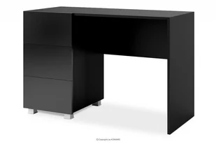 Biurko czarne z szufladami do gabinetu PAVO Konsimo - Biurka - miniaturka - grafika 1