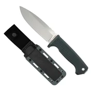 Noże - Nóż Demko FreeReign Drop Point Grey Rubberized, Satin AUS10A by Andrew Demko (FR-10A-GREY) - miniaturka - grafika 1