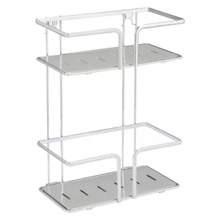 Półka ścienna łazienkowa srebrna ze stali nierdzewnej Termoli – Wenko - Półki łazienkowe - miniaturka - grafika 1