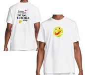 Koszulki męskie - Męska Koszulka Tenisowa The Nike Tee Court DR7725100 M - miniaturka - grafika 1