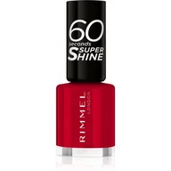 Lakiery do paznokci - Rimmel, Lakier Do Paznokci 60 Seconds, 313 Feisty Red, 8ml - miniaturka - grafika 1