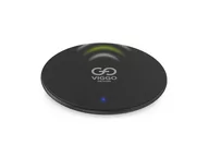 Ładowarki do telefonów - Viggo Design Ładowarka bezprzewodowa PREMIUM 15W czarna - miniaturka - grafika 1