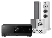 Kino domowe - Yamaha RX-A2A (czarny) + 704 S3 + 707 S3 + HTM72 S3 (biały) - miniaturka - grafika 1