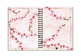 JUFIMI Planer diety dietetyczny plan żywieniowy odchudzanie dziennik jedzenia KWIATY okładka twarda - Planery JUFIMI Planer diety dietetyczny plan żywieniowy odchudzanie dziennik jedzenia KWIATY okładka twarda - Planery - miniaturka - grafika 1