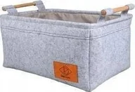 Legowiska dla psów - AQUA DELLA D&D LEGOWISKO ŁÓŻKO SZARE 46x34x22cm - miniaturka - grafika 1