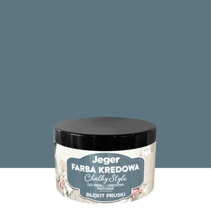 Farba kredowa Chalky Style 125 ml błękit pruski Jeger - Farby olejne i specjalne - miniaturka - grafika 1