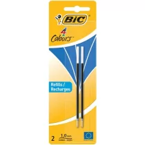 BIC 4 Colours wkład do długopisu, niebieski 2 szt. 931778 - Wkłady do długopisów - miniaturka - grafika 2