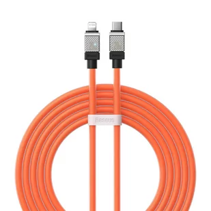 Kabel szybko ładujący Baseus USB-C do Lightning CoolPlay Series 20W 2m (pomarańczowy) - Kable - miniaturka - grafika 2