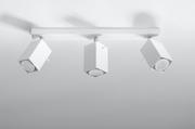 Lampy sufitowe - Sollux Lighting Plafon MERIDA 3 biały - miniaturka - grafika 1