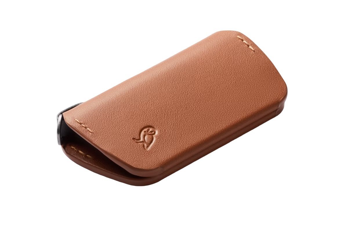 Etui na Klucze Pokrowiec Bellroy Key Cover - Skóra Naturalna, Karmel