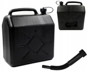 Kanistry - Kanister Plastikowy Z Lejkiem 20L Karnister Na Paliwo Benzynę Olej i Lejek - miniaturka - grafika 1