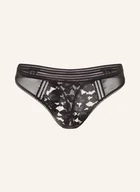 Majtki damskie - Passionata Stringi Gardenia schwarz - miniaturka - grafika 1