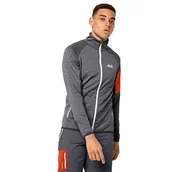 Kurtki męskie - Jack Wolfskin, Męska kurtka Milford M, kurtka polarowa, rozmiar M, niebieska - miniaturka - grafika 1