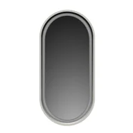 Lustra - Lustro owalne LED z piaskowaniem - białe - 50/85 cm - miniaturka - grafika 1