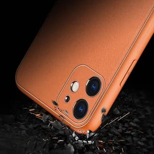 Dux Ducis Yolo eleganckie etui pokrowiec ze skóry ekologicznej iPhone 12 mini pomarańczowy - Etui i futerały do telefonów - miniaturka - grafika 9