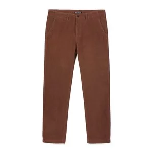 Spodnie męskie - Spodnie sztruksowe - Brown - grafika 1