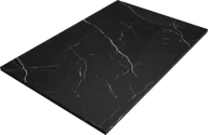 Brodziki prysznicowe - Mexen Hugo brodzik prostokątny SMC 100 x 80 cm, czarny kamień - 42758010 - miniaturka - grafika 1