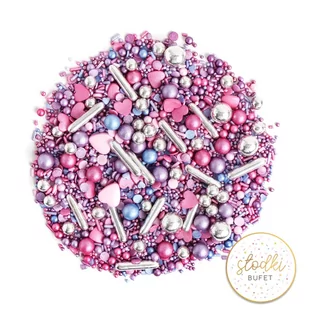 Posypka cukrowa mix konfetti Bad Romance 90 g - Dodatki do ciast w proszku - miniaturka - grafika 1