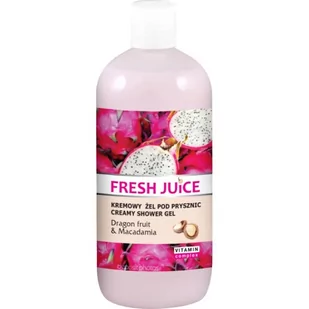 Fresh Juice Żel pod prysznic kremowy Smoczy Owoc i Macadamia 500ml ELFA PHARM - Kosmetyki do kąpieli - miniaturka - grafika 1