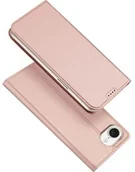 Etui i futerały do telefonów - Dux Ducis Etui z klapką Skin Pro do iPhone 16e, różowe - miniaturka - grafika 1