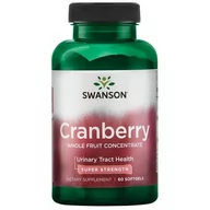 Suplementy diety - Swanson Żurawina Cranberry ekstrak 420mg 60 kaps - miniaturka - grafika 1