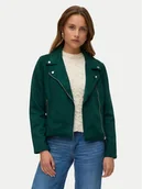 Kurtki damskie - Vero Moda Kurtka z imitacji skóry Jose 10300938 Zielony Regular Fit - miniaturka - grafika 1