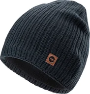 Czapki damskie - Hi-Tec Czapka zimowa HI-TEC SKIEN granatowa Męska POLAROWA - miniaturka - grafika 1