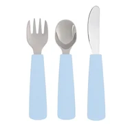 Sztućce dla dzieci - Sztućce stalowe We Might Be Tiny  - Powder Blue - miniaturka - grafika 1