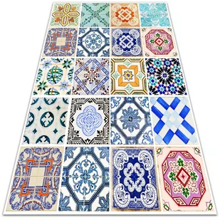 Dywan winylowy do domu Greckie kafelki 150x225 cm - Dywany - miniaturka - grafika 1