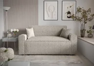 Sofy i kanapy - Wygodna sofa rozkładana RADANA – beżowa - miniaturka - grafika 1
