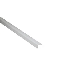 Panele ścienne i boazeria - Standers Kątownik pvc 1m 20x10x1 mm matowy biały - miniaturka - grafika 1