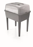 Szklarnie ogrodowe - Szklarnia PROSPERPLAST Respana Planter Set, szary kamienny, 83l - miniaturka - grafika 1