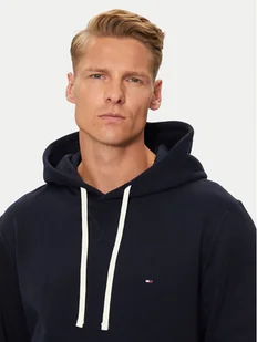 Tommy Hilfiger Bluza Essential MW0MW37230 Granatowy Regular Fit - Bluzy męskie - miniaturka - grafika 1