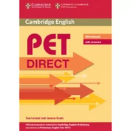 Pozostałe języki obce - Cambridge University Press PET Direct WB with Answers Sue Ireland, Joanna Kosta - miniaturka - grafika 1