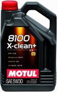 Oleje silnikowe - Motul 8100 X-clean PLUS 5W-30 5L - miniaturka - grafika 1