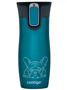 Kubek termiczny Contigo West Loop 2.0 470ml - Buldog Francuski - Biscay Bay - Kubki termiczne - miniaturka - grafika 1