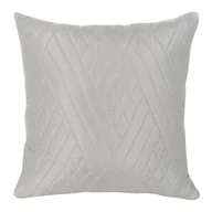 Poszewki na poduszki - Poszewka Jednokolorowa Wykonana Techniką Hot Press 40x40cm - Srebrna - miniaturka - grafika 1