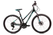 Rowery - Madeira DB CUES 2x9 czarno-turkusowo-biały 21" - miniaturka - grafika 1