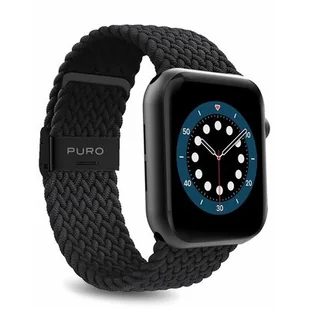 Tech-Protect Pleciony pasek Loop Band Apple Watch 38/40mm czarny PUR458BLK - Akcesoria do smartwatchy - miniaturka - grafika 1