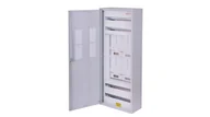 Rozdzielnie elektryczne - Szafka licznikowa natynkowa 4-liczniki 3F IP30 stalowa 4x25 UNI SYSTEM 550-1450-250 LM - miniaturka - grafika 1