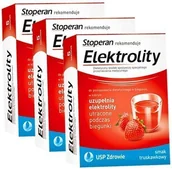 Układ pokarmowy - USP Zdrowie SP Z O.O Elektrolity o smaku truskawkowym 3 x 7 saszetek - miniaturka - grafika 1