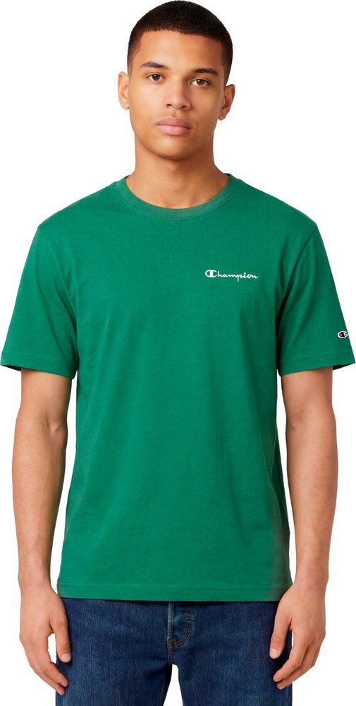 Champion Koszulka męska Champion SS Tee zielona 221798 GS108 XL
