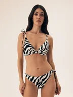 Stroje kąpielowe - Dół od bikini Zibraz Esotiq kremowy XL - miniaturka - grafika 1