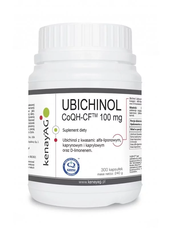 KENAY Ubichinol CoQH-CF 100 mg x 300 kaps