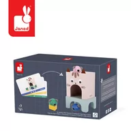 Łamigłówki - Drewniana układanka Orientacja w przestrzeni Kot i mysz 3+, Janod - miniaturka - grafika 1