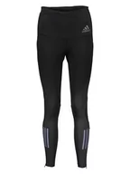 Spodnie sportowe damskie - adidas Legginsy sportowe "Adizero" w kolorze czarnym - miniaturka - grafika 1