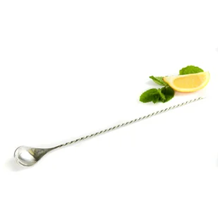Łyżka barmańska ze stali nierdzewnej 30 cm - Shakery barmańskie - miniaturka - grafika 1