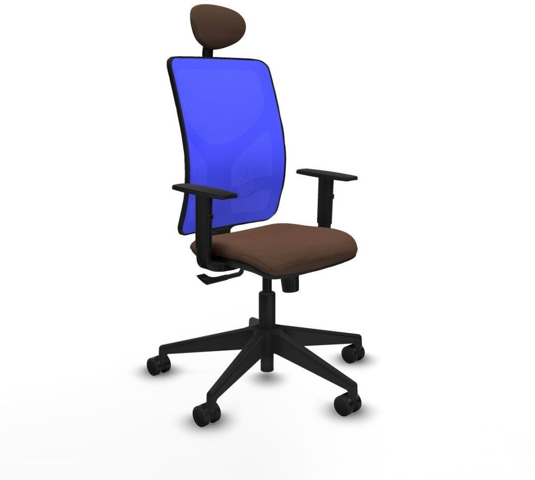 Krzesło Biurowe z Zagłówkiem Motilla Piqueras y Crespo 1D066N1 Niebieski Ceimnobrązowy